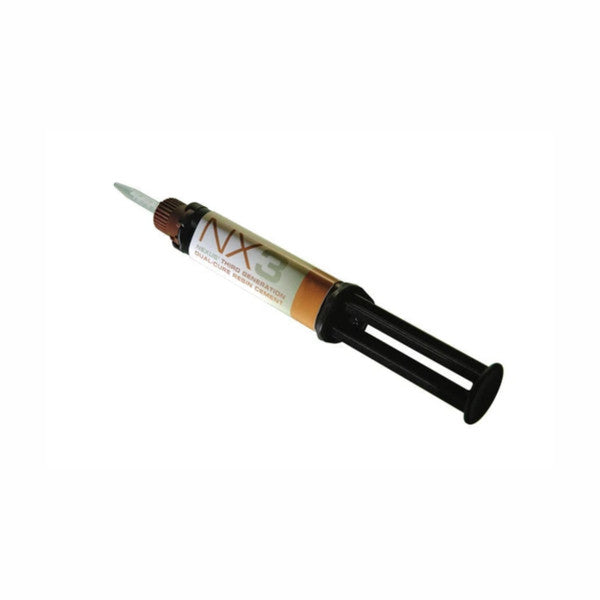 Kerr Dental 33644 NX3 Universal Adhesive Resin Cement Dual Cure Automix Syringe White 5 Gm EXP Oct 2023 Kerr Dental 33644 NX3 Universal Adhesive Resin Cement Dual Cure Automix Syringe White 5 Gm EXP Oct 2023